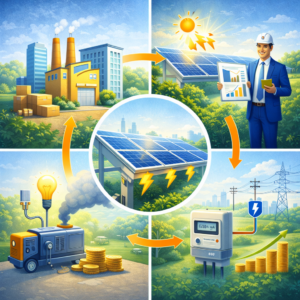 Commercial & Industrial Solar Power Plants in Delhi India Guide for Businesses