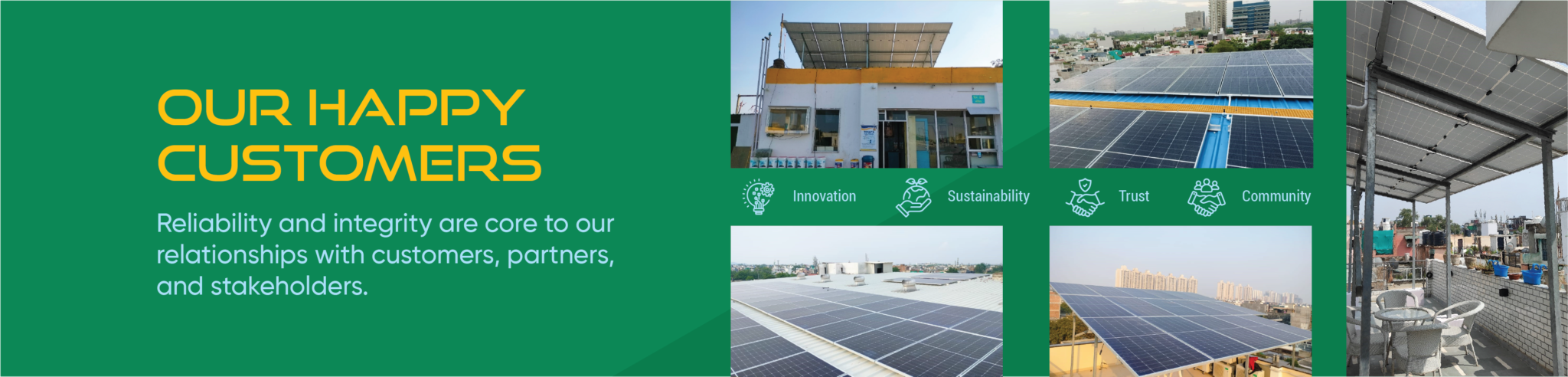 Exolar Energy - Our Happy Customers