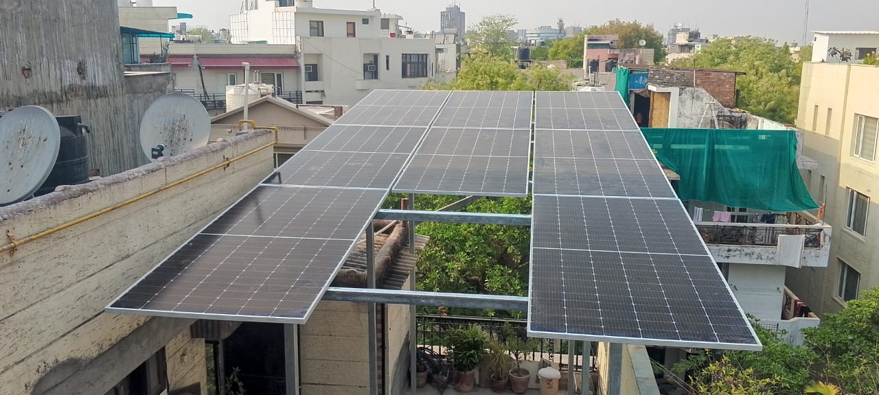 New Rajendra Nagar Delhi – 4.36 kWp Solar Project
