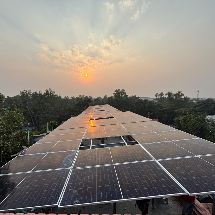 80 kW Solar Rooftop System – Uttara Guruvayurappan Temple, Mayur Vihar, Delhi