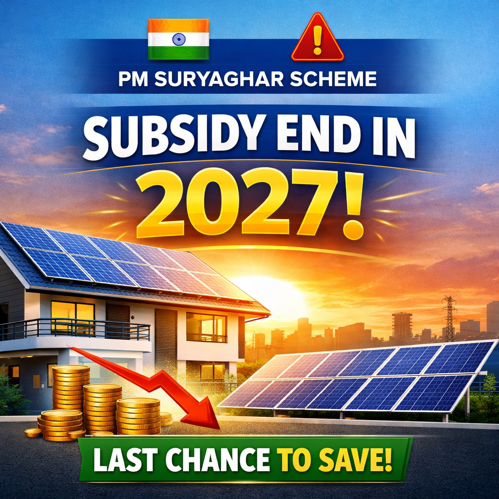 Will PM Suryaghar Solar Subsidy End in 2027? Rooftop Solar Subsidy Ending Soon?